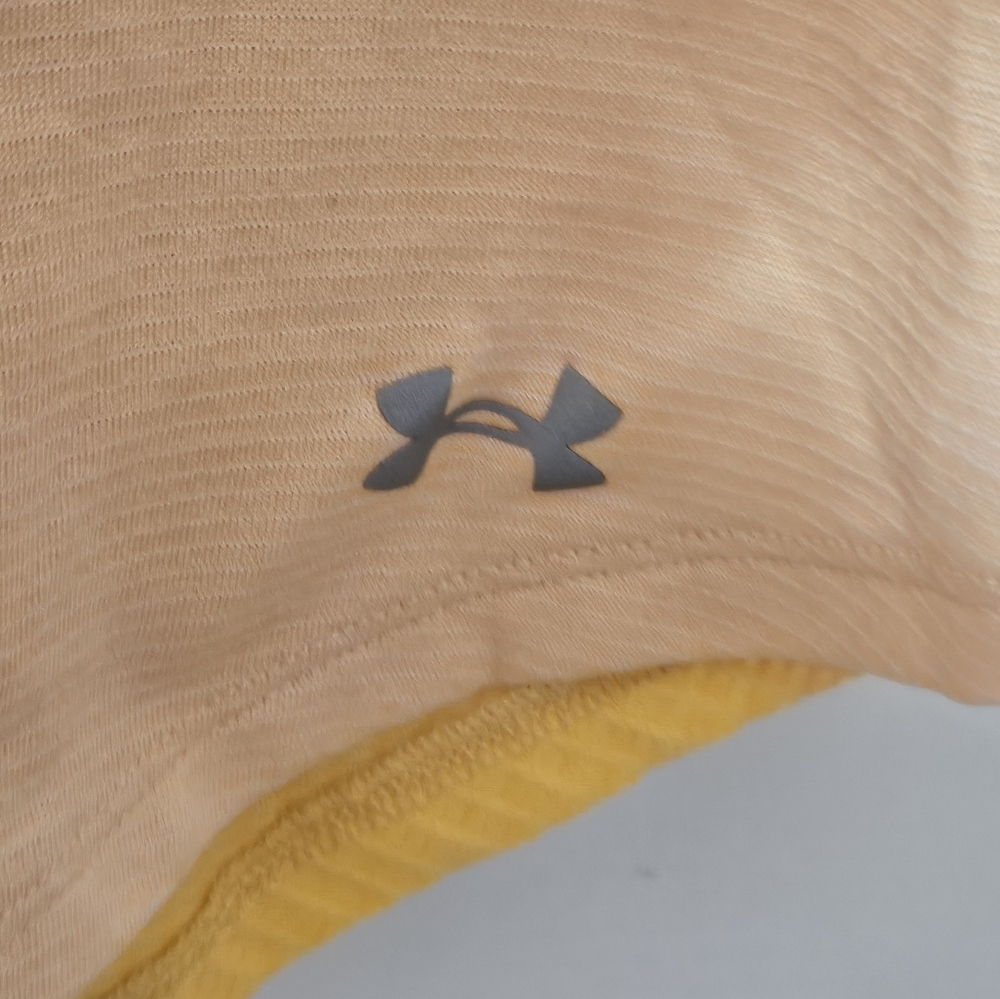 Under Armour Yellow Razor Back Tank Top - Picture 2 of 3